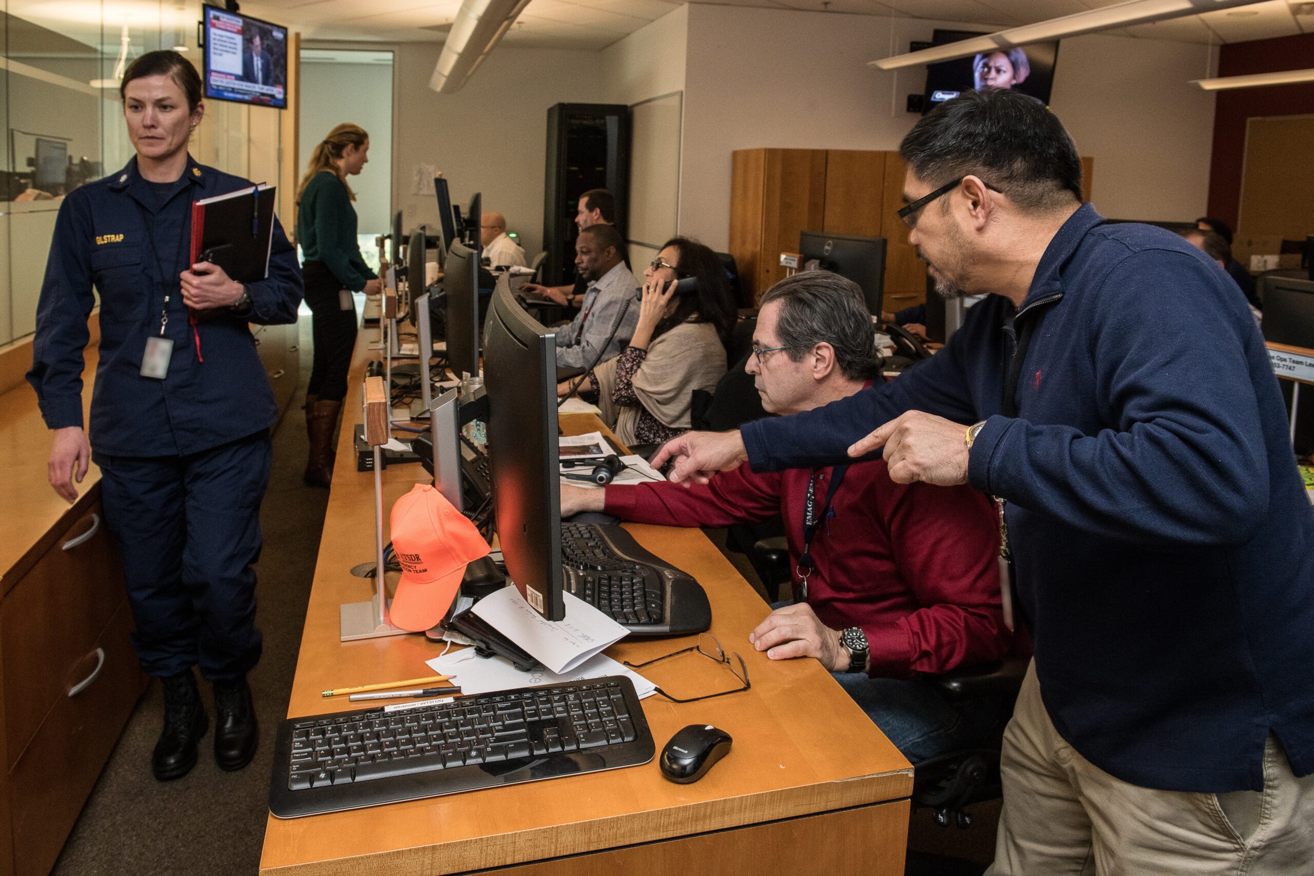 Operations team improving business performance