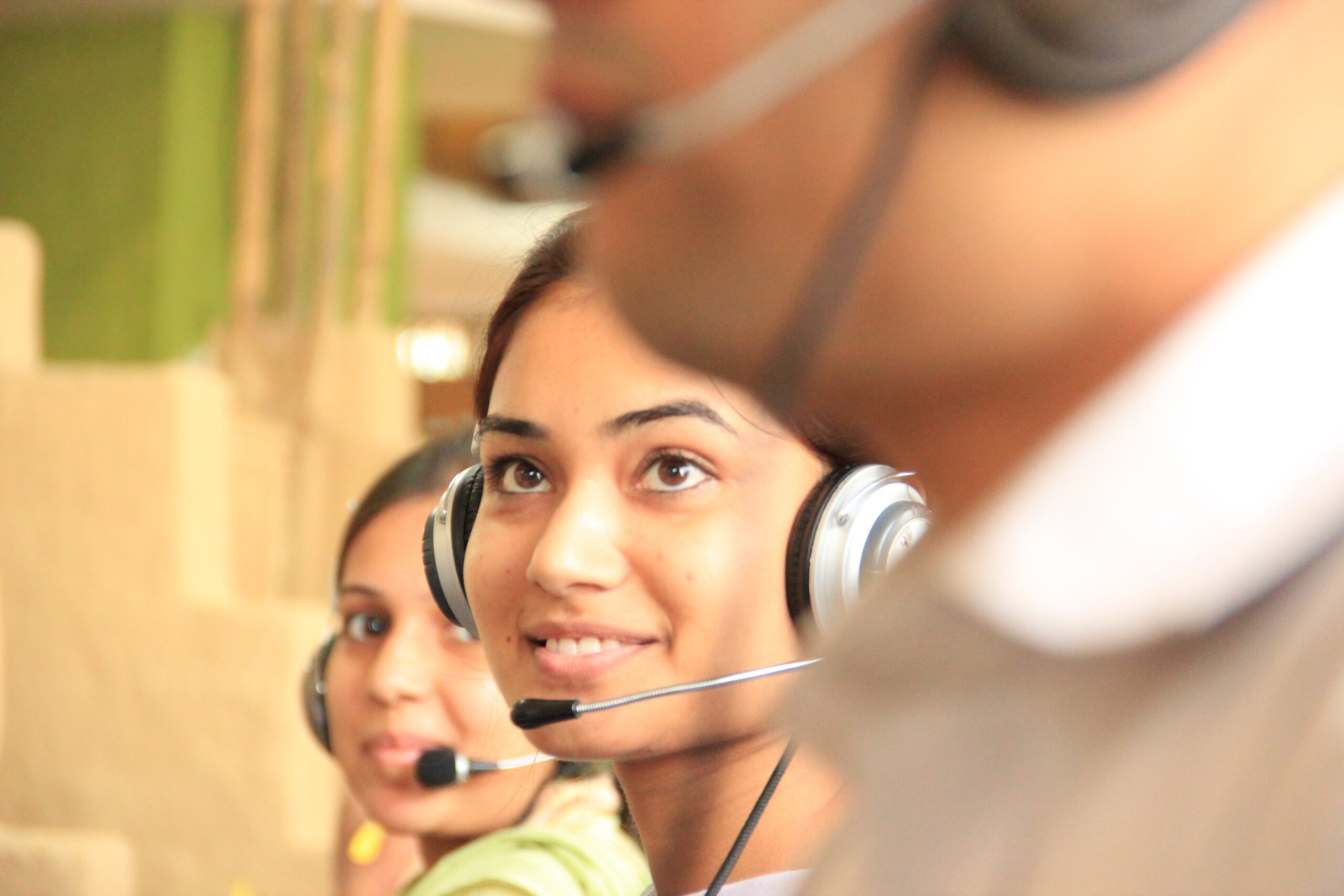 Customer service team delivering service excellence